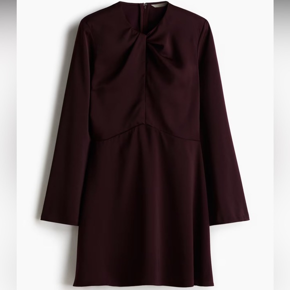 H&M TWIST-DETAIL DRESS  Small - Picture 4 of 9